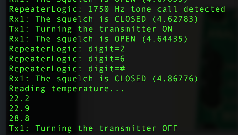 temperature on svxlink